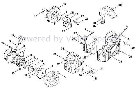 stihl fs 80 av parts diagram