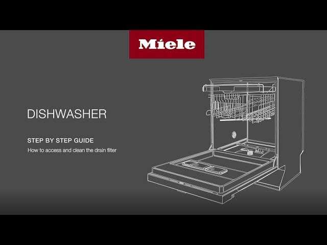 model miele dishwasher parts diagram