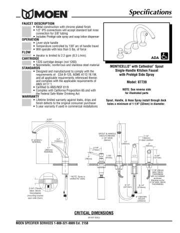 moen 1225 parts diagram