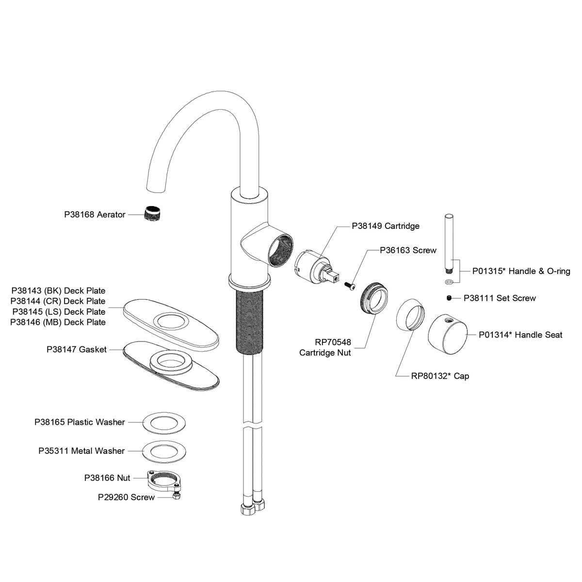 moen 7100 parts diagram