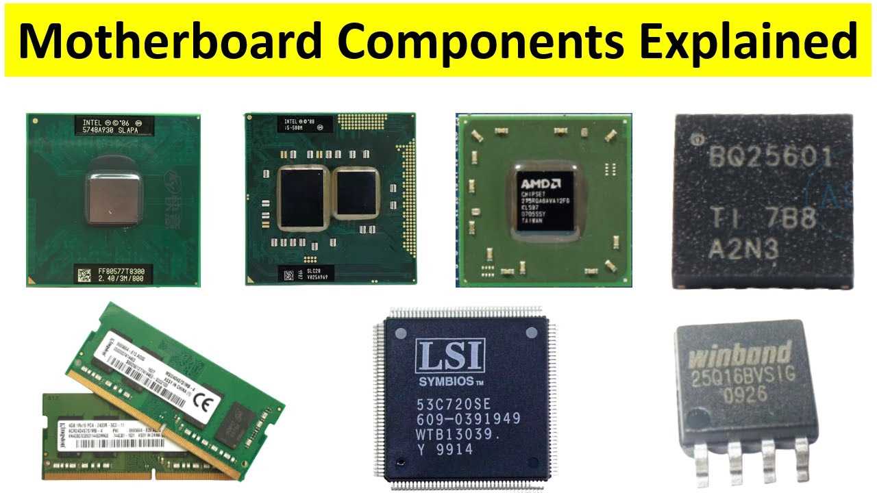 motherboard diagram with parts name