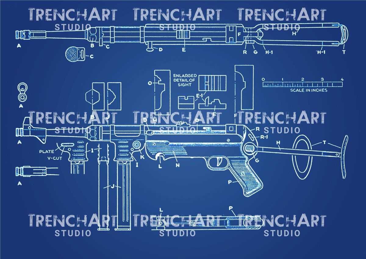 mp40 parts diagram