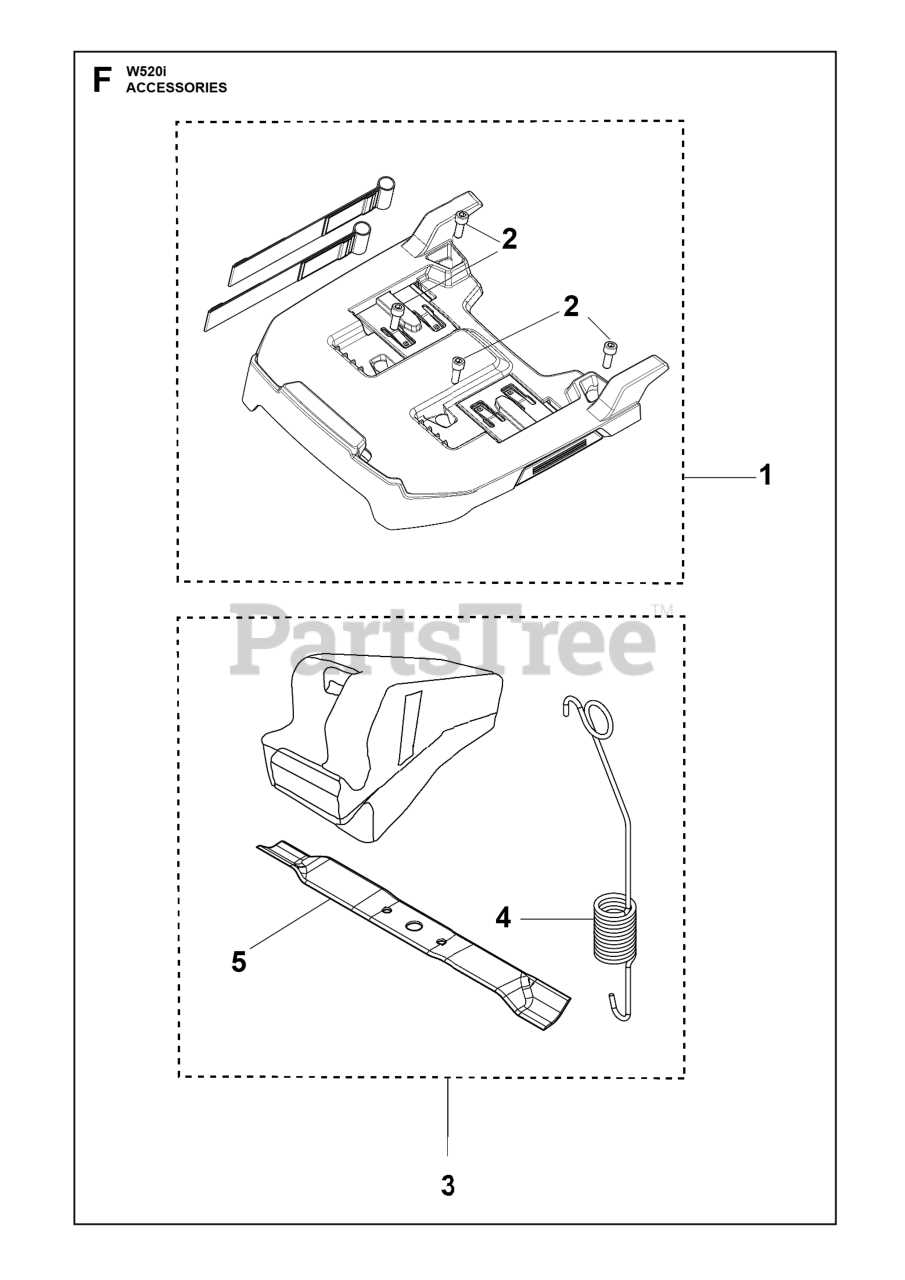 husqvarna w520 parts diagram