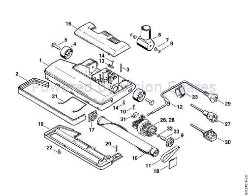 kenmore vacuum parts diagram