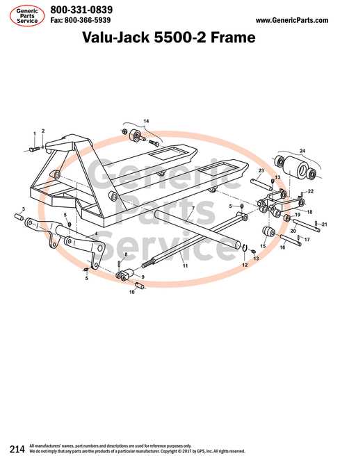 multiton pallet jack parts diagram