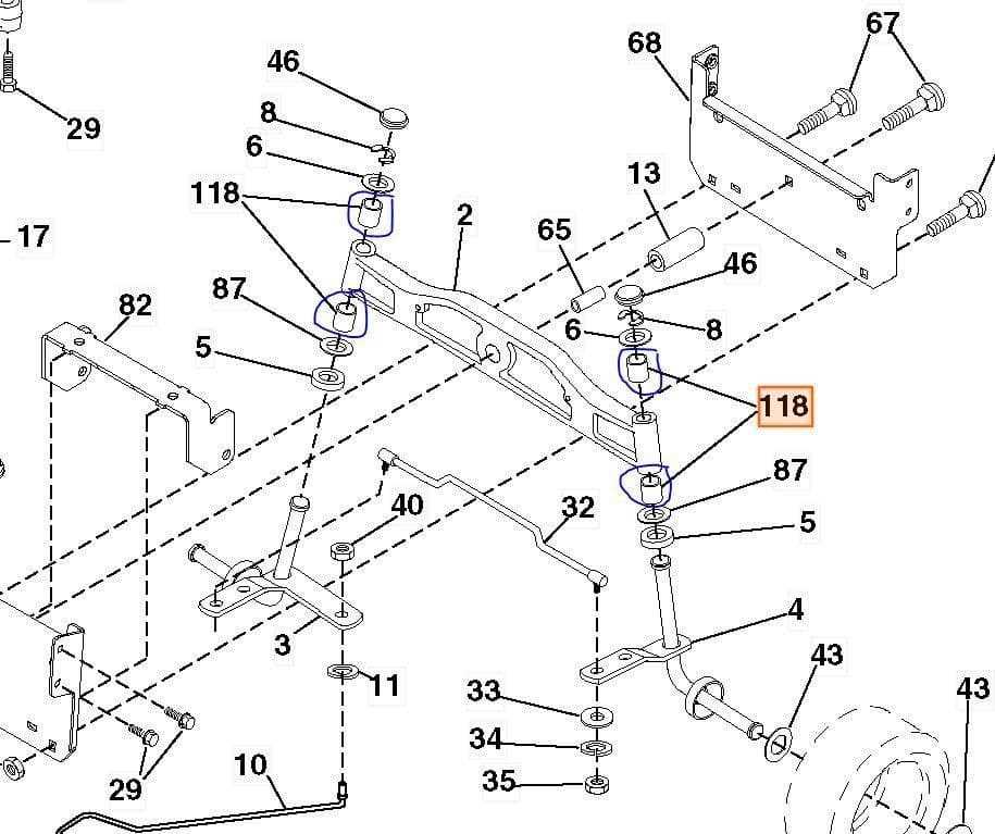 roper rally lawn mower parts diagram