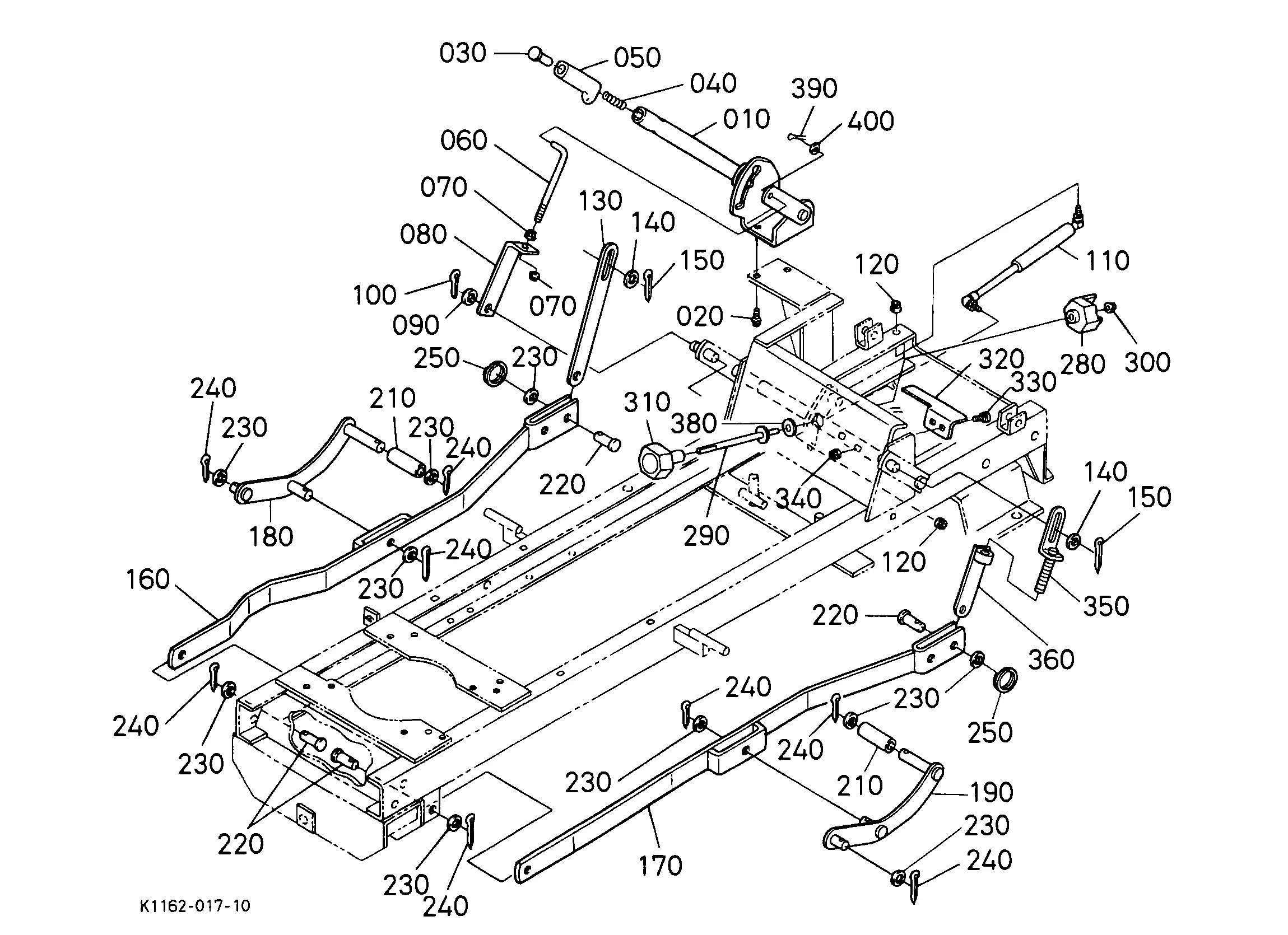 kubota t1670 parts diagram