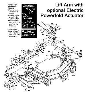 mower deck parts diagram