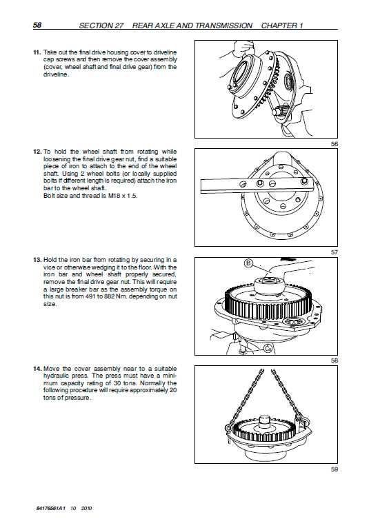 new holland td5050 parts diagram