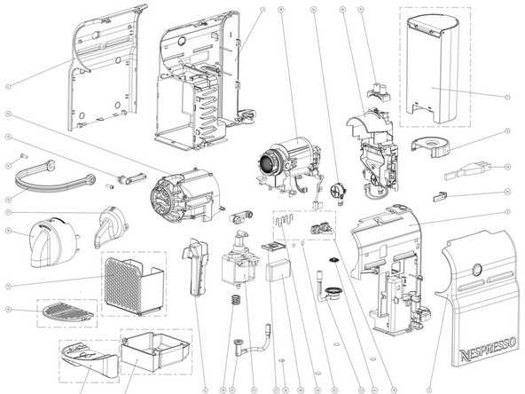 nespresso vertuo next parts diagram