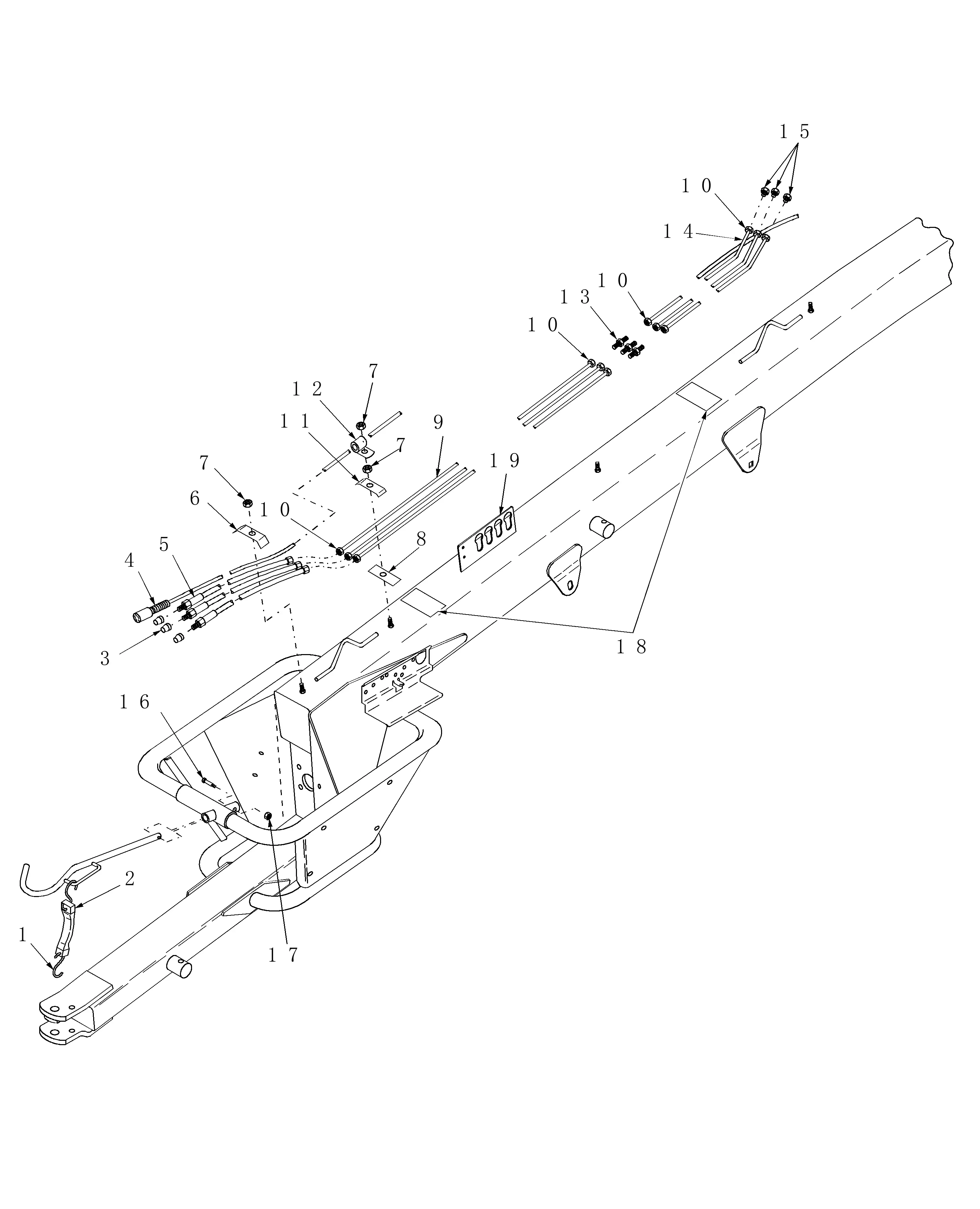 new holland 1431 discbine parts diagram