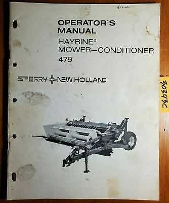 new holland 479 haybine parts diagram