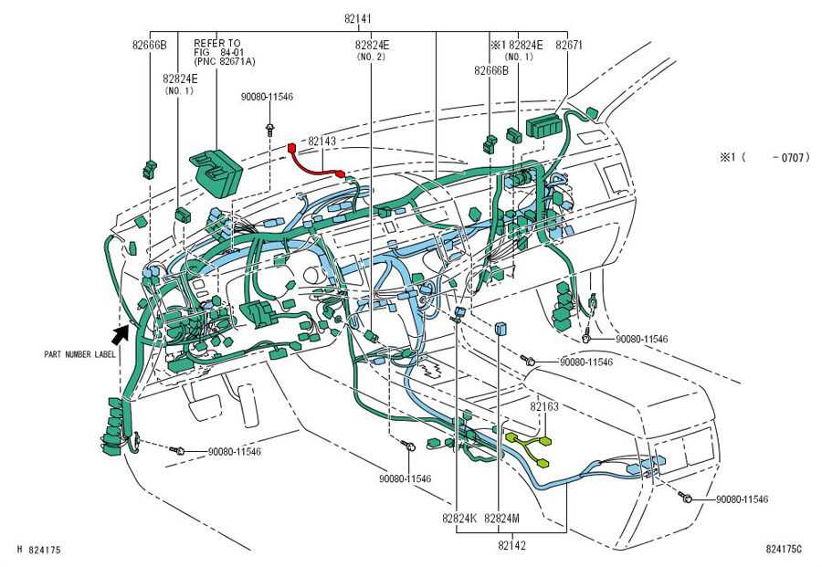 toyota avalon parts diagram