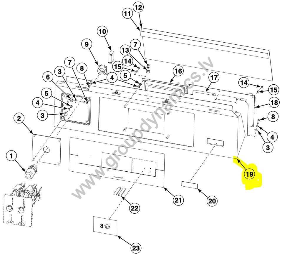 nissan frontier tailgate parts diagram