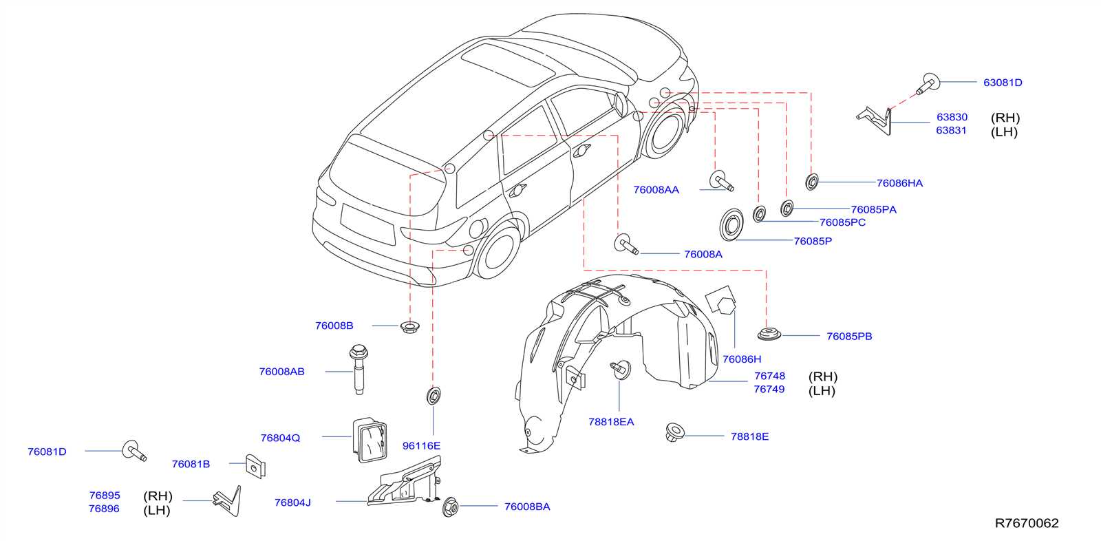 nissan juke parts diagram