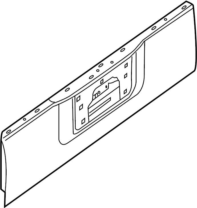 nissan titan tailgate parts diagram