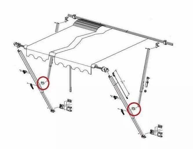 carefree awning parts diagram