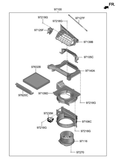 blower motor parts diagram