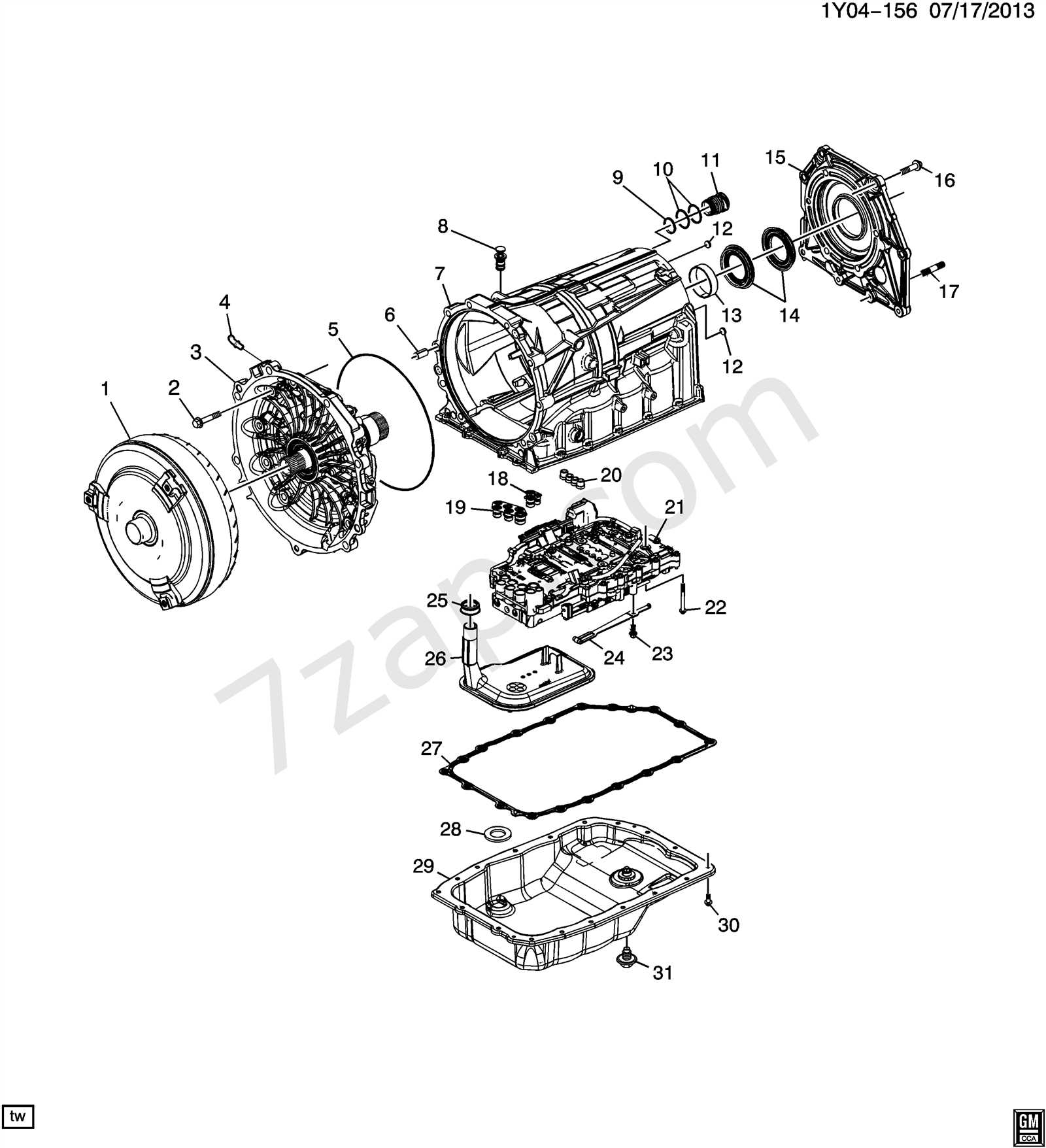 2007 cadillac escalade parts diagram