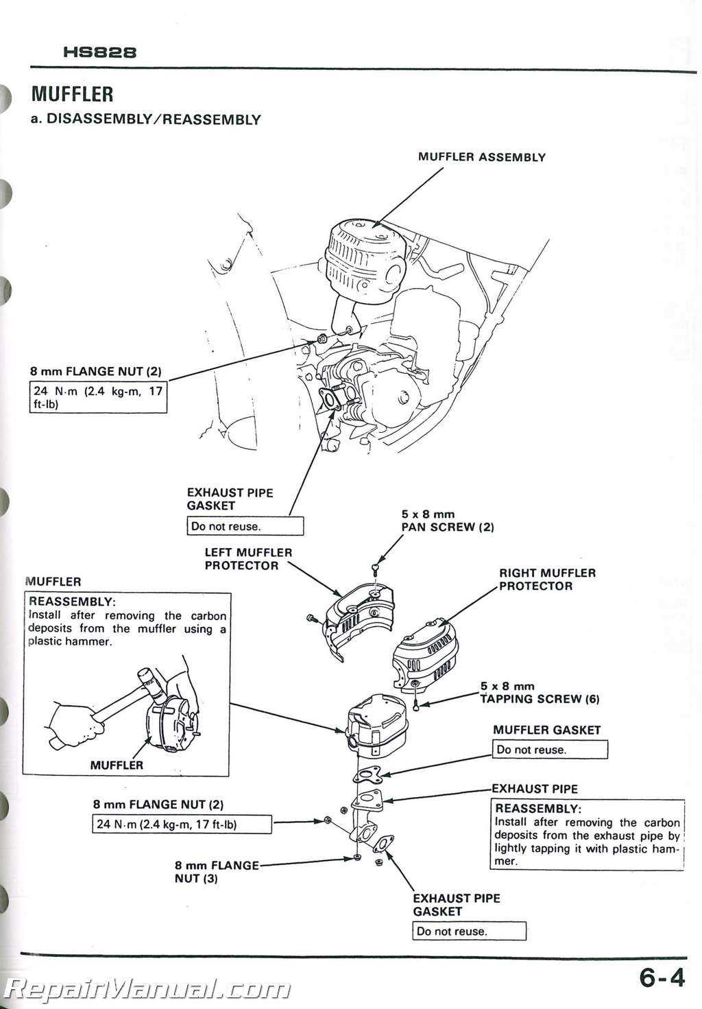 hs928 parts diagram