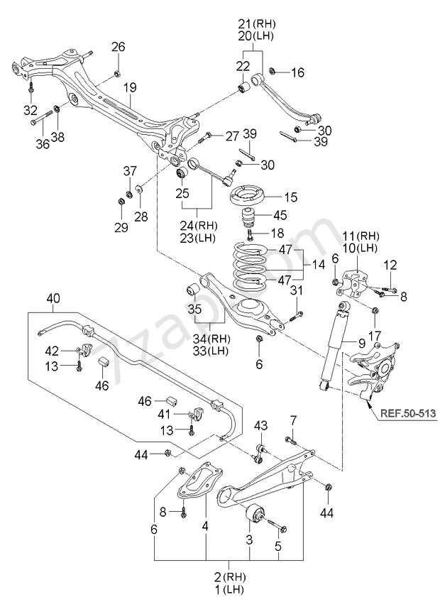 kia sedona parts diagram