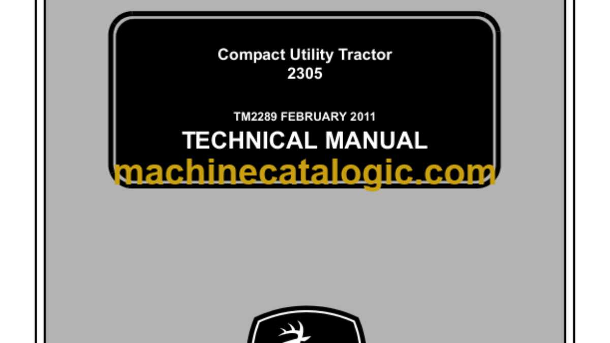 john deere 2305 parts diagram