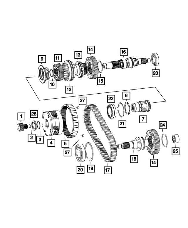 np246 transfer case parts diagram