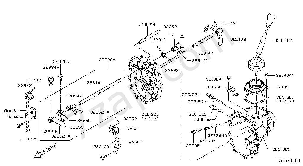 np542 transmission parts diagram