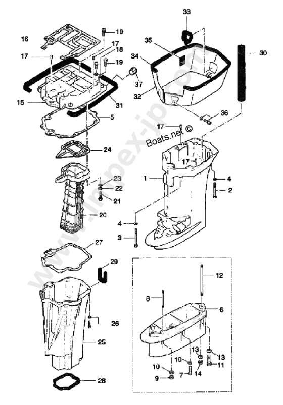 90 hp mercury outboard motor parts diagram