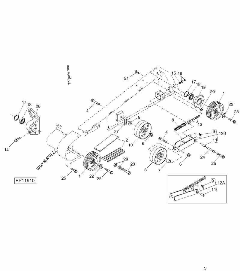 john deere 777 parts diagram