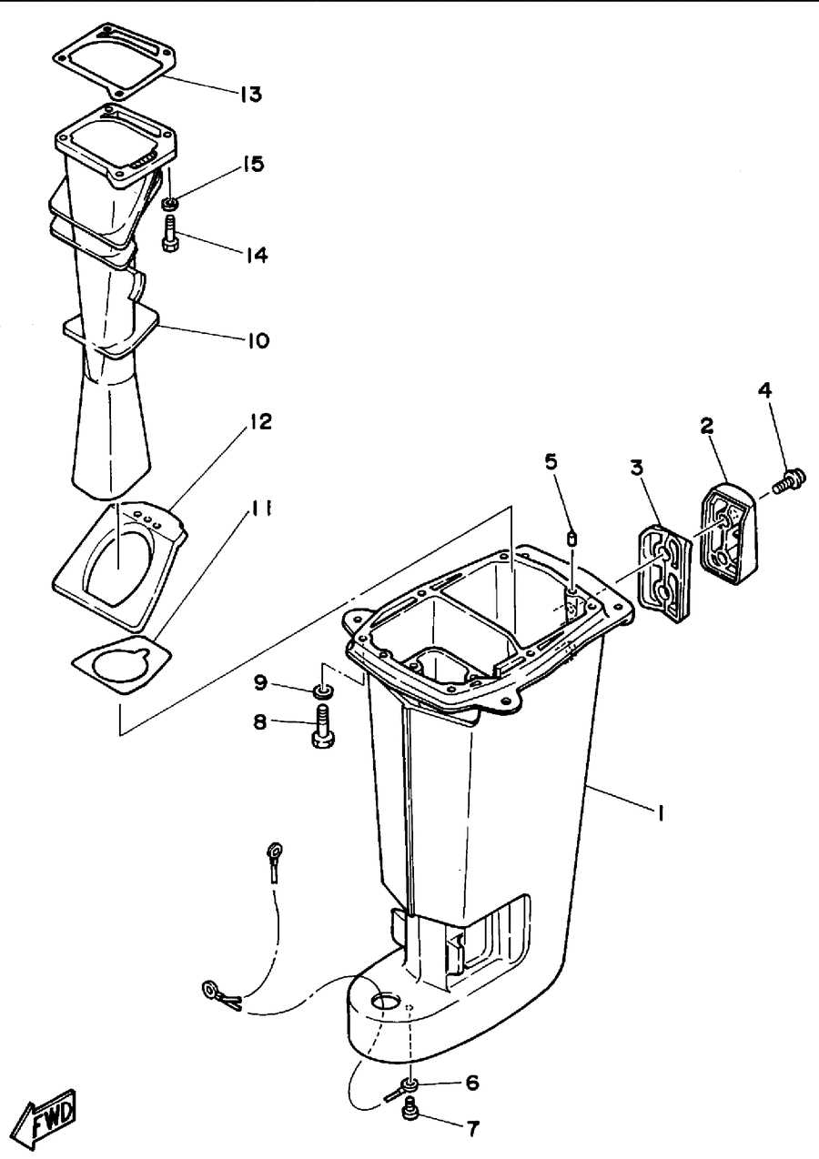 outboard engine parts diagram