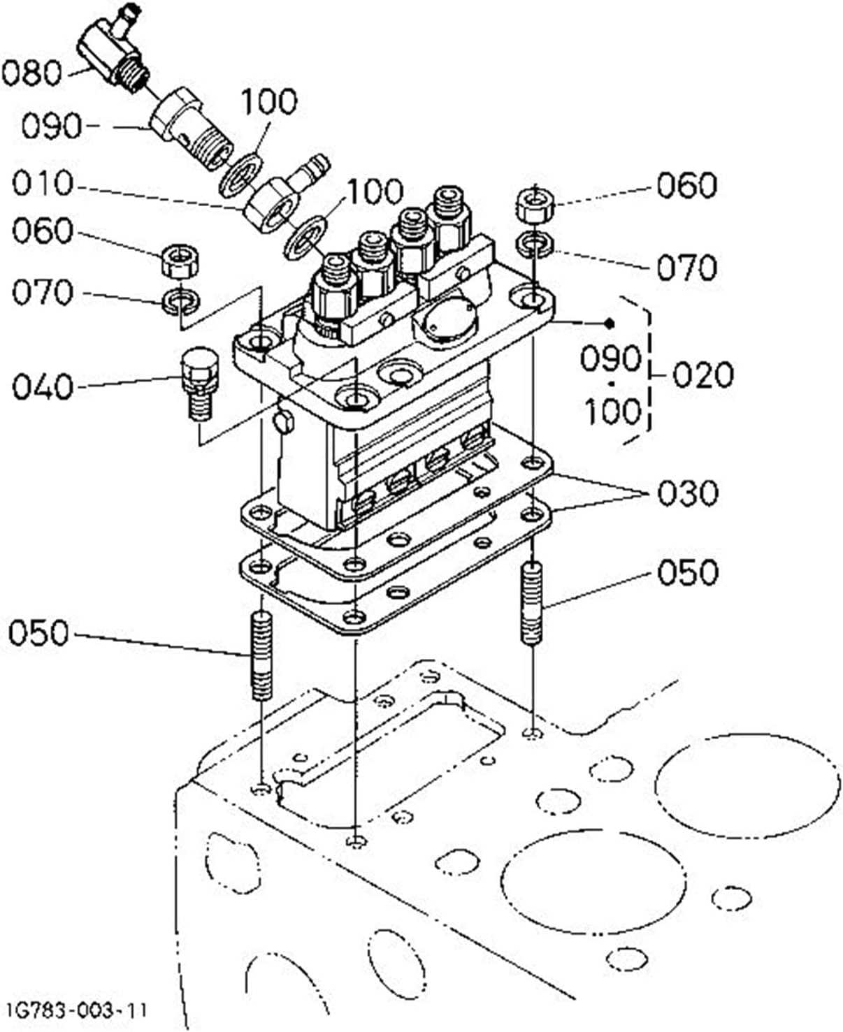 kubota v2403 engine parts diagram