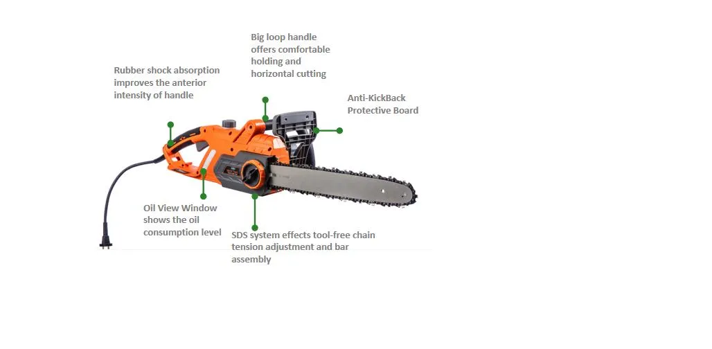 electric chainsaw parts diagram