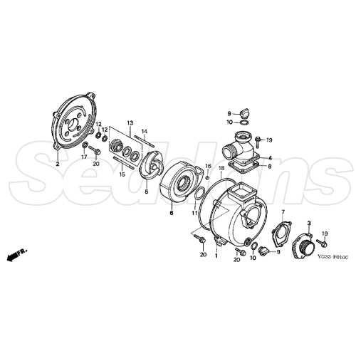 honda wb20xt parts diagram