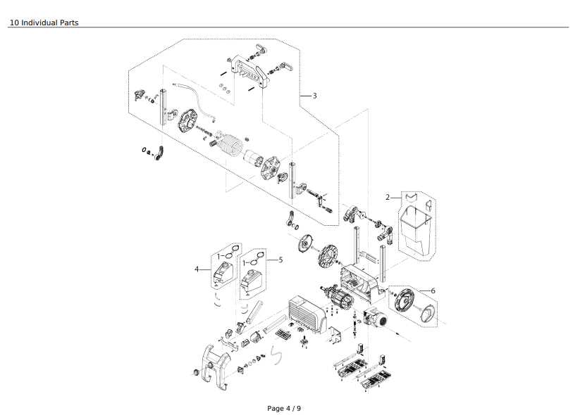 pressure washer diagram parts