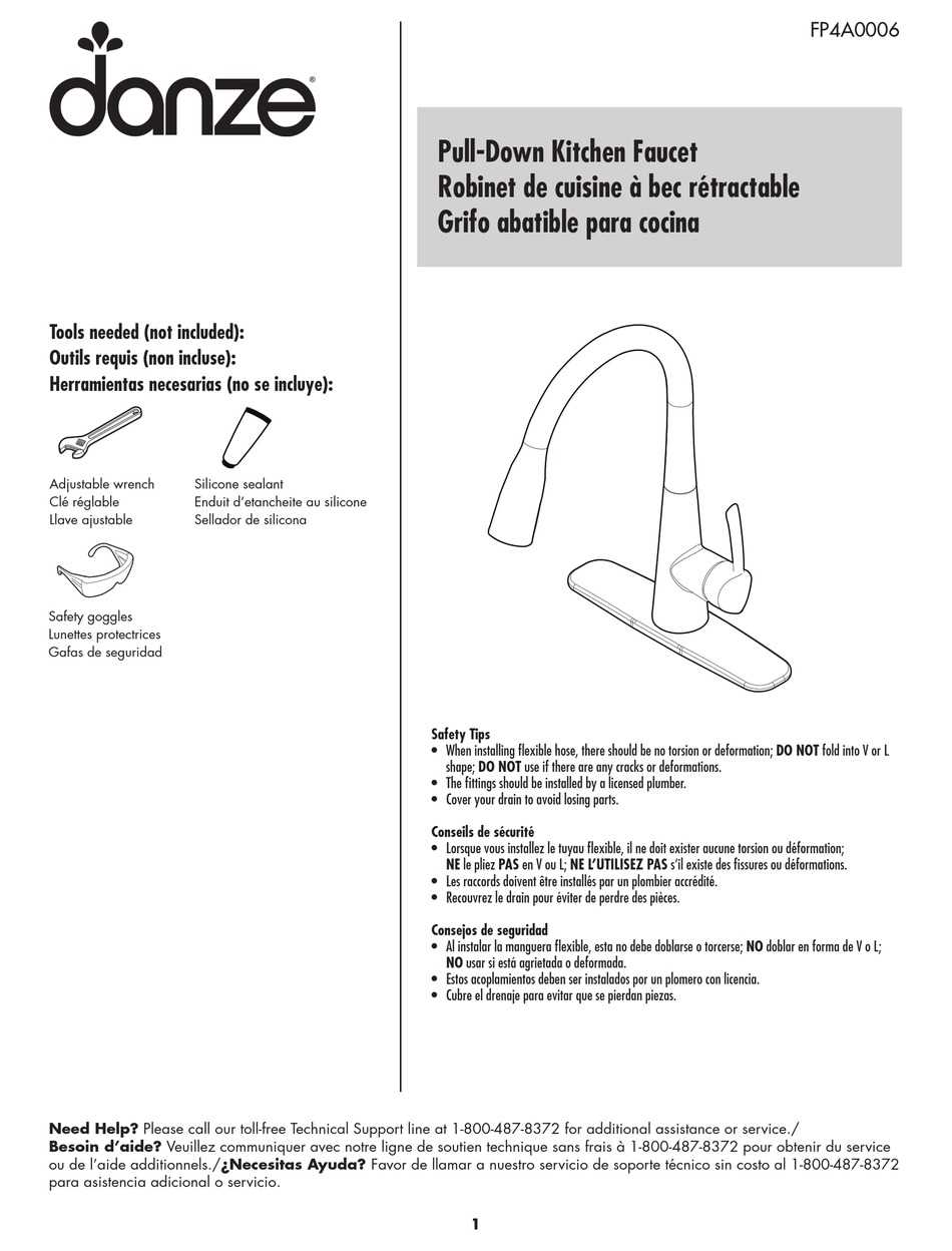 danze parts diagram