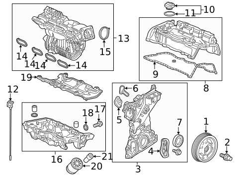 2021 honda civic parts diagram