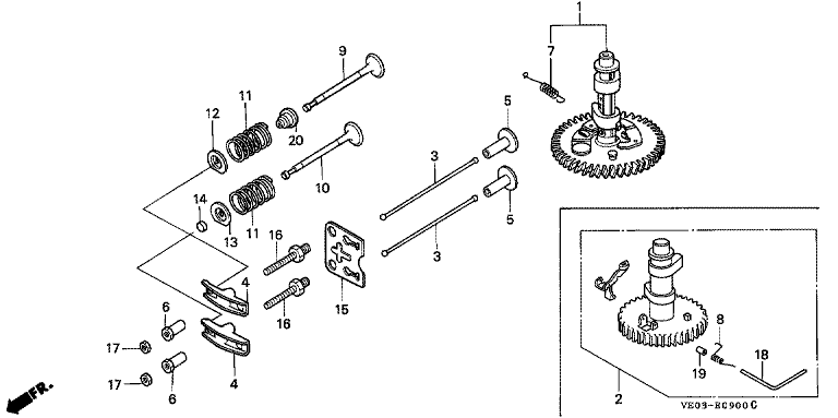 small engine parts diagram