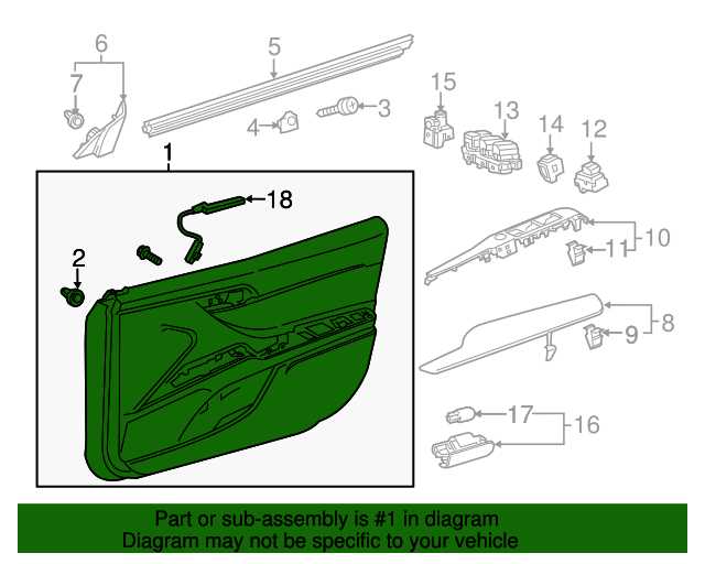 toyota camry interior parts diagram