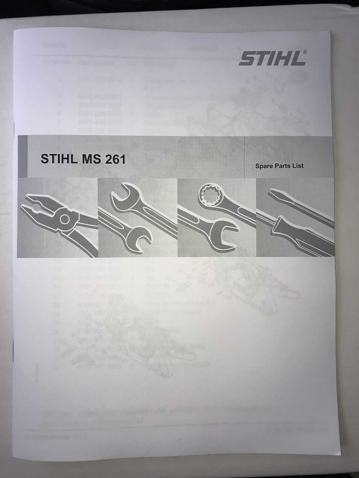 ms 261 parts diagram