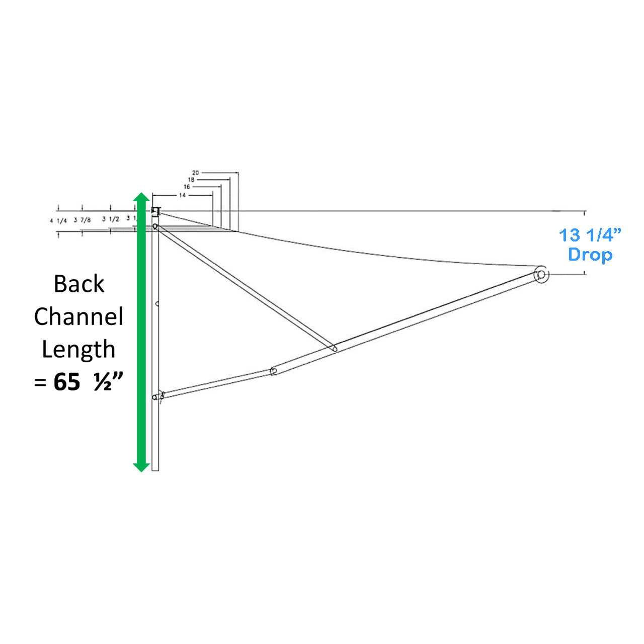 dometic 8300 awning parts diagram