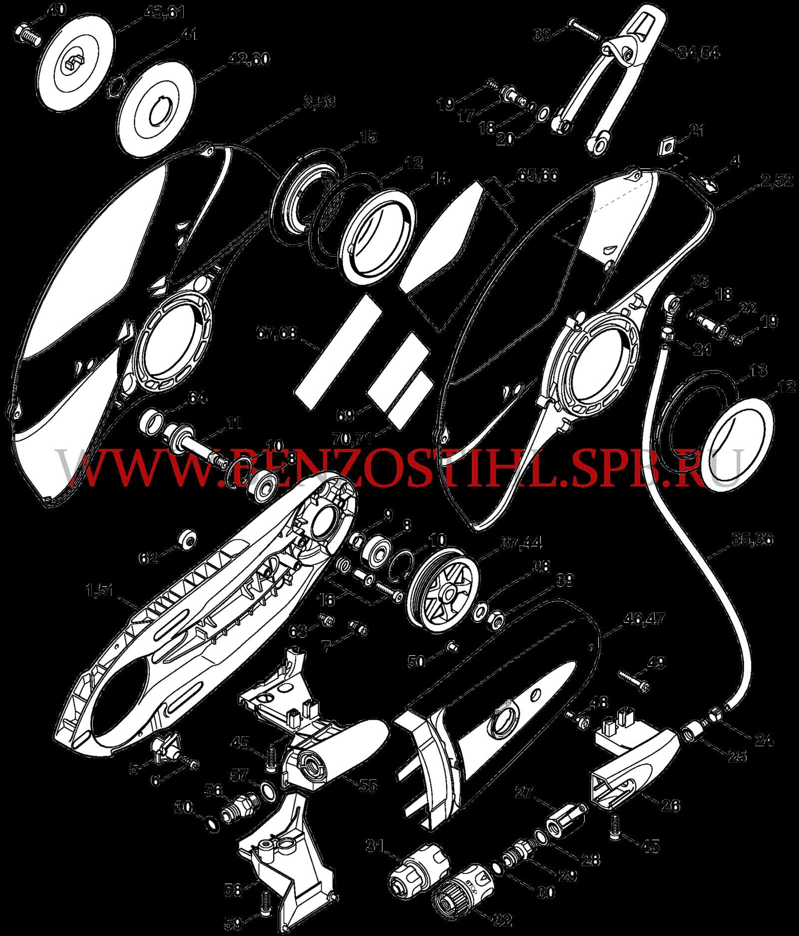 stihl 420 concrete saw parts diagram