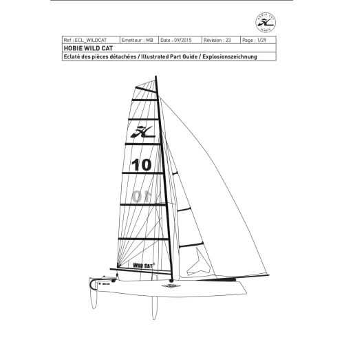 parts of a sail boat diagram