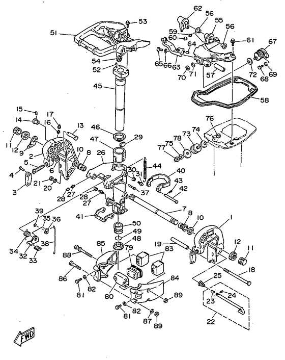 20 hp honda outboard parts diagram