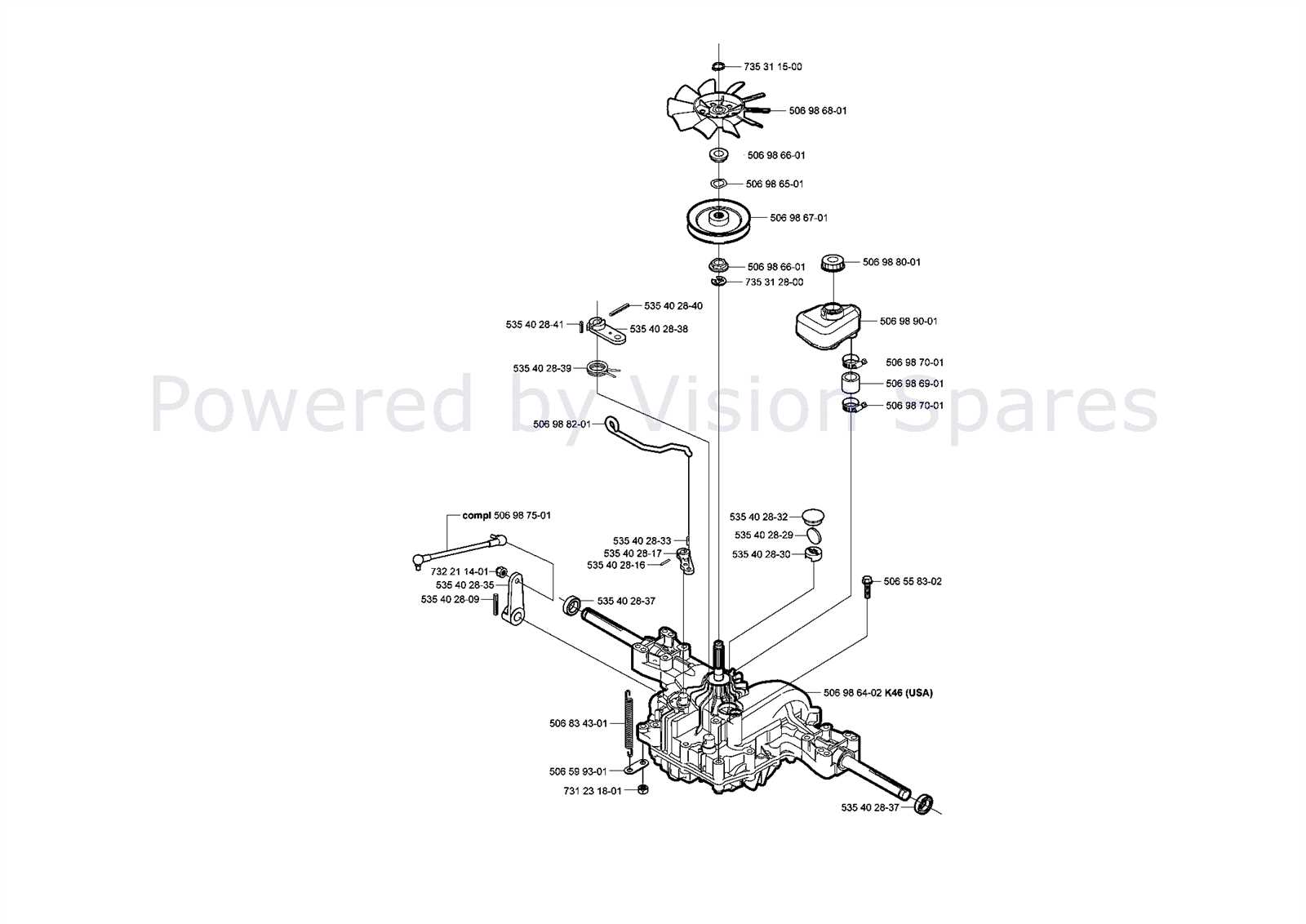 husqvarna 40 parts diagram