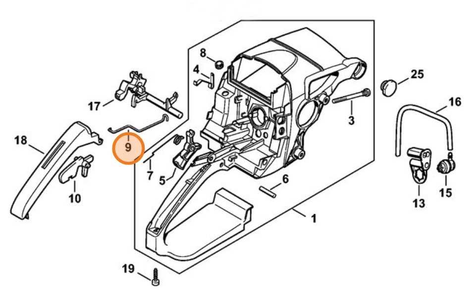 stihl ms250 parts diagram