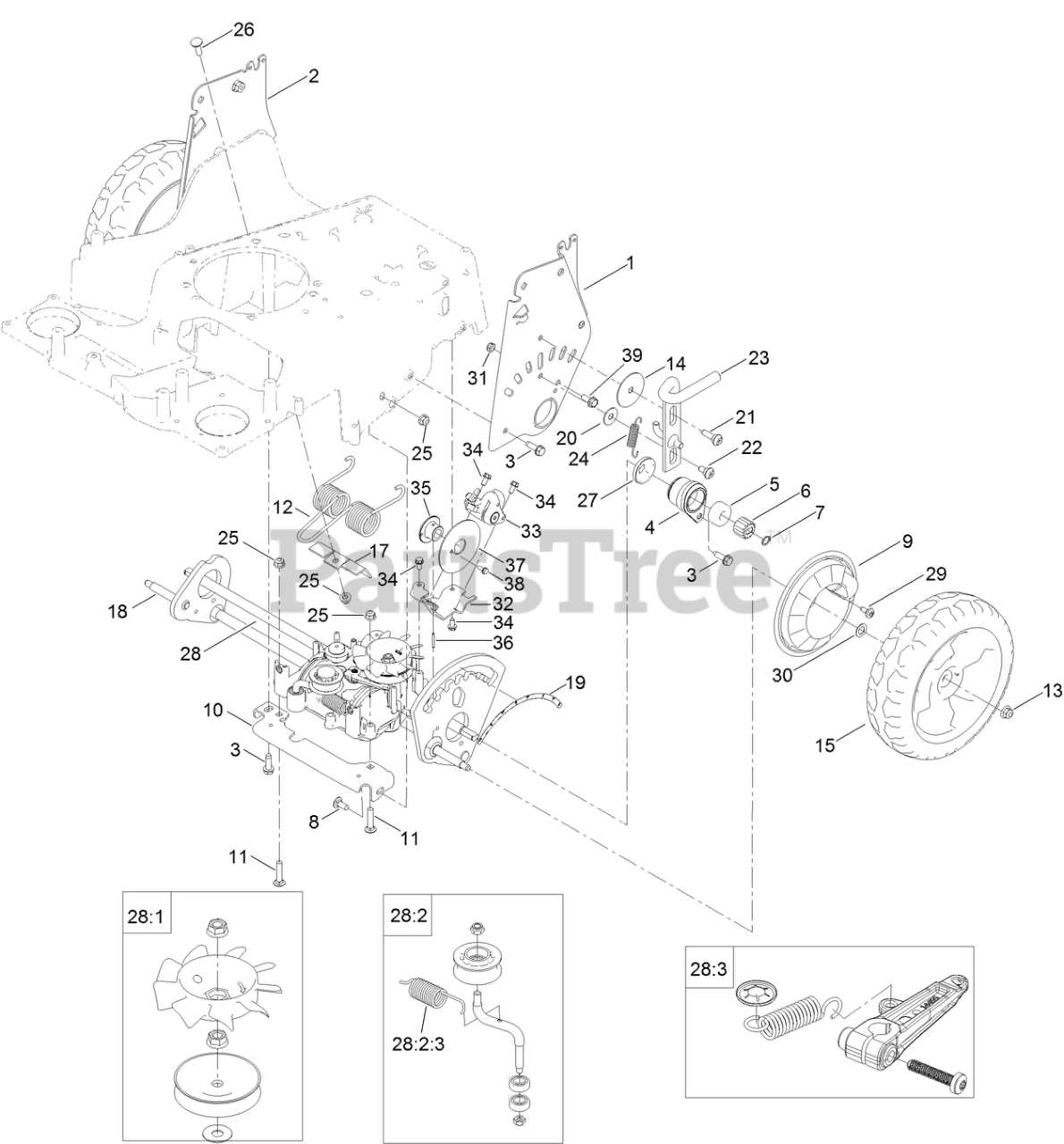 toro 20363 parts diagram