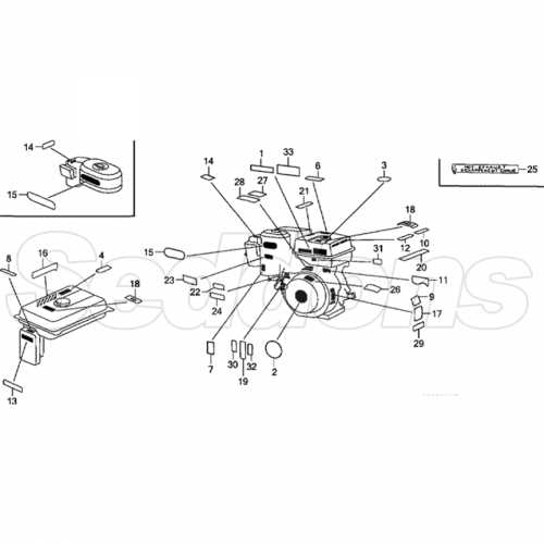 honda gx240 carburetor parts diagram