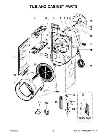 kenmore elite he3 washer parts diagram