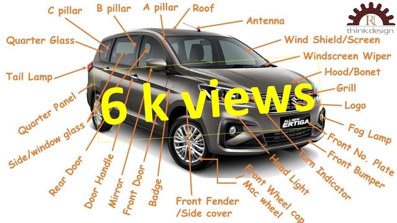 exterior car body parts names diagram